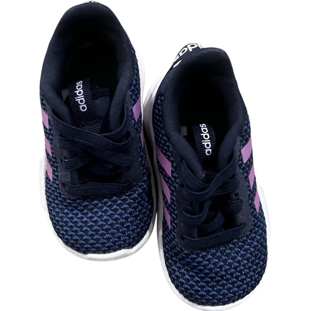 Adidas Originals Navy & White Preowned Racer TR 2.0 Toddler Kids' Sneakers 4K